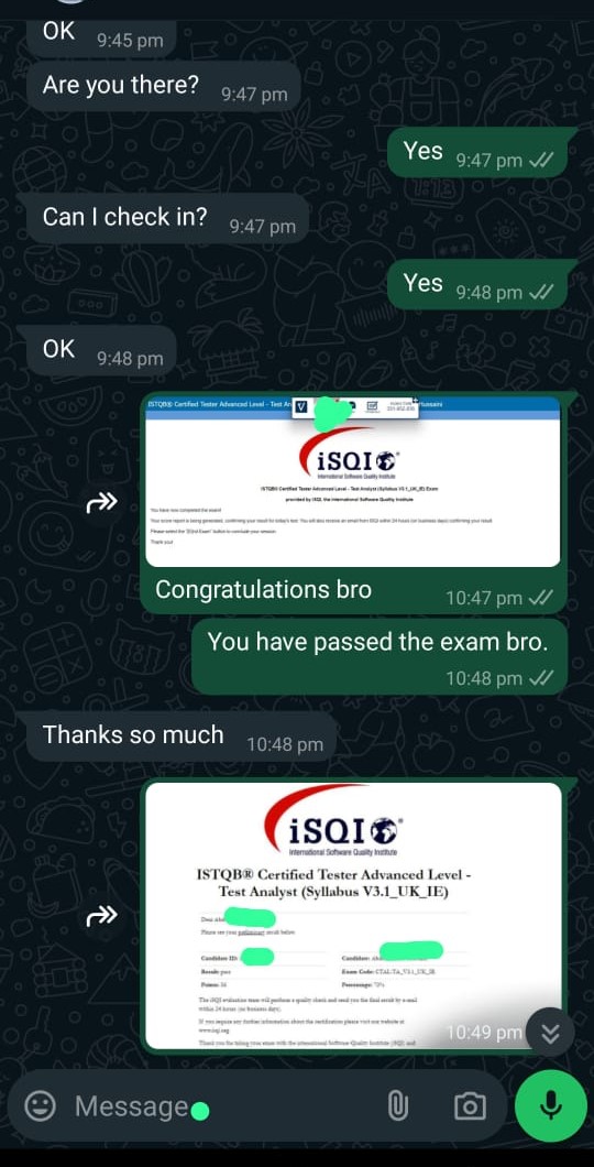 Student Feedback